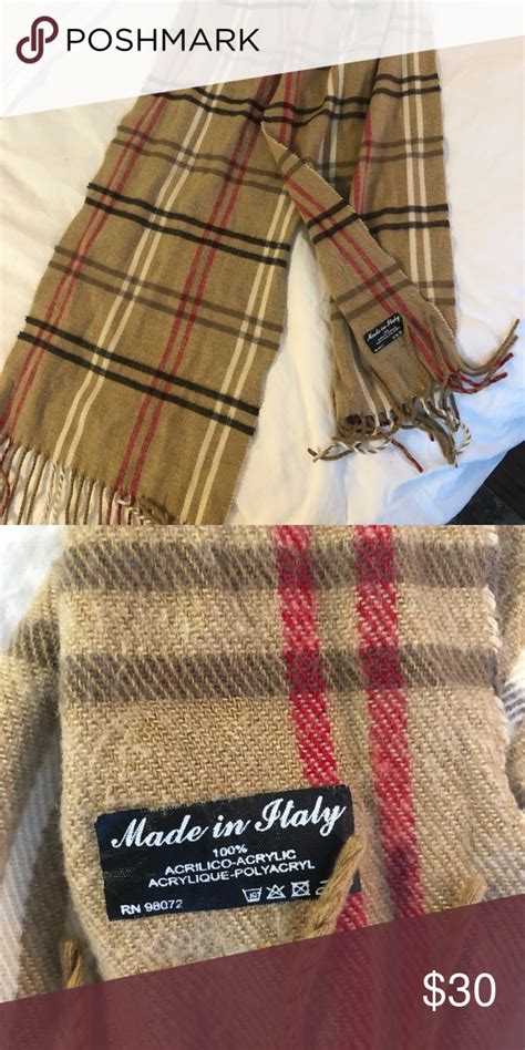 poshmark burberry scarf